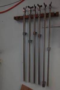 lot 105 image: 6 36 Bar Clamps