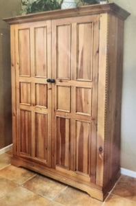 lot 135 image: Wood Cabinet with Drawers