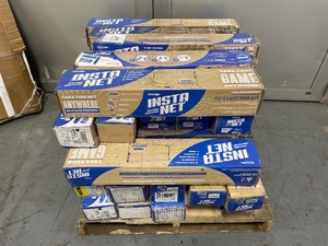 lot 83 image: Boulder - Pallet of 28 - Various Portable Sports Nets