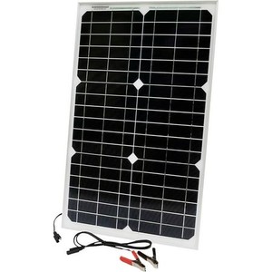 lot 59 image: Nature Power Monocrystalline Solar Panel 25 Watts Model# 15025