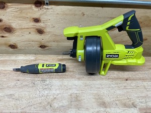 lot 179 image: RYOBI - Lot of 2 - Drain Auger and Rotary Tool (Non Working)