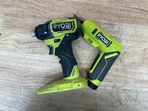 lot 181 image: RYOBI - Lot of 2 - Impact Driver and Screw Driver(Non Working)