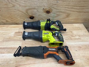 lot 193 image: RYOBI and RIDGID saws (for parts only)