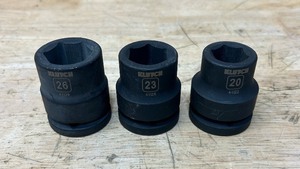 lot 204 image: KLUTCH Impact Socket lot of 3