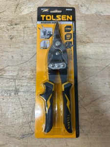 lot 218 image: 10inch 250mm Straight Cut Aviation Snips Metal Plastic Cutting Pliers 0917256