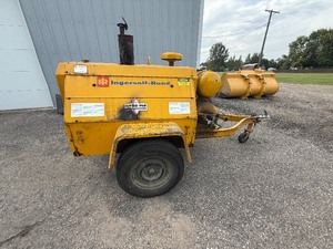 lot 2 image: Ingersoll-Rand Gyro-Flo 85 Portable Air Compressor with Jack Hammer