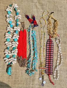 lot 136 image: Multi Strand Seed Bead Necklace