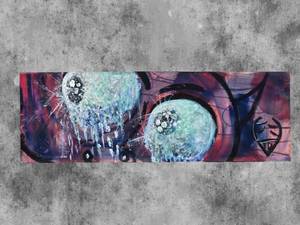 lot 46 image: American Neo-Expressionist Fine Art - Greg Bivens (Eldritch Deer) -  Mad Eyes #2