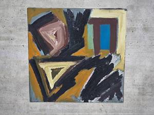 lot 49 image: Abstract Impressionist Fine Art Print - Lance Carl Mountain - The Cycle