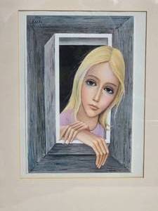 lot 280A image: Margret Keane Lithograph Emerging