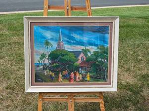 lot 230 image: Singed Original Mildred W. Petzer Iowa Artist