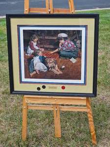 lot 235 image: Signed Jim Baly Print The Breakers