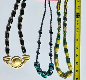 lot 144 image: Czech and Art Glass Bead Necklace Collection