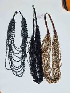 lot 152 image: African Beaded Collar Necklace Collection