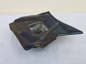 lot 180 image: SIGNED Studio  Art  Ceramic Candle Holder - Meris