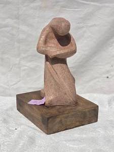 lot 64 image: Fine Art Soapstone Sculpture - Jim Speers - Mother