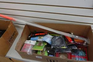 lot 534 image: Assorted Bike Parts - Tubeless Tire Repair Kits, Reflectors