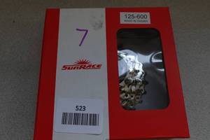 lot 523 image: Sunrace Cassette Sprocket - Spec 7S, 11-24T, Nickel