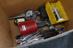 lot 569 image: Assorted Tools - Wrenches, Mallet