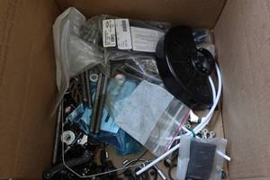 lot 717 image: Assorted Bike Parts - Replacement Lenses, Chains
