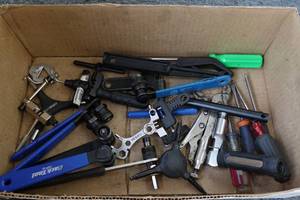 lot 602 image: Assorted Tools - Screwdriver, Bike Tire Wrenches