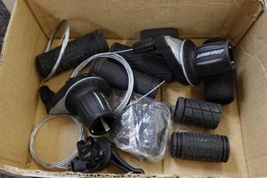 lot 716 image: Handlebar Grips and Shifters
