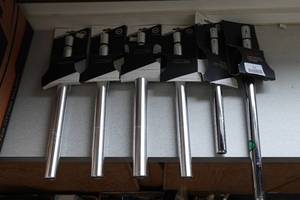 lot 755 image: 6 Cro-Mo Straight Seat Posts