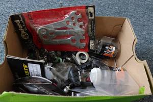 lot 790 image: Assorted Bike Parts and Tools