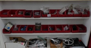 lot 823 image: Large Assortment of Bike Parts
