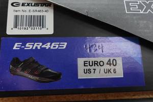 lot 868 image: Exustar Cycling E-SR463 Shoes - Size 7