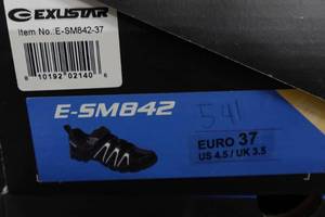 lot 886 image: Exustar Cycling E-SM842 Shoes - Size 4.5