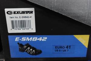 lot 889 image: Exustar Cycling E-SM842 Shoes - Size 8