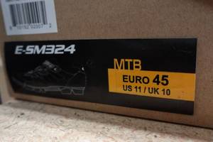 lot 893 image: Exustar Cycling E-SM324 Shoes - Size 11