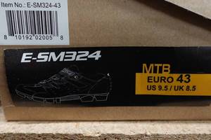 lot 894 image: Exustar Cycling E-SM324 Shoes - Size 9.5