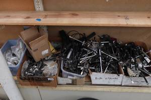 lot 991 image: Assorted Bike Parts - Kick Stands, Levers