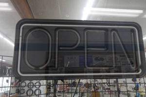 lot 610 image: Retail Open Sign - Rectangle