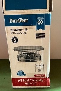lot 11 image: 6 Chimney Cap Dura Vent  New in box