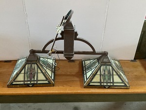lot 17 image: Pool Table  Bar Light - 37 12 x 14