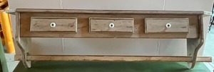 lot 21 image: Wall Shelf with towel bar 48 x 7 12