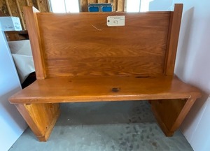 lot 47 image: 40 Church Bench  Pew