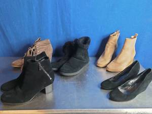 lot 30 image: Lot of Womens Boots and Shoes Size 8