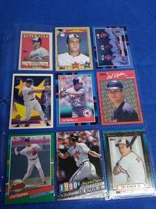 lot 47 image: 9 Cal Ripken Cards