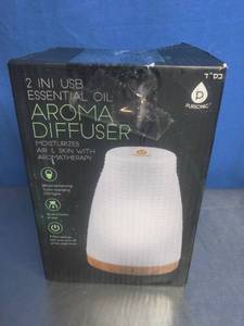 lot 68 image: Pursonic 2-in-1 USB Essential Oil Aroma DiffuserHumidifier