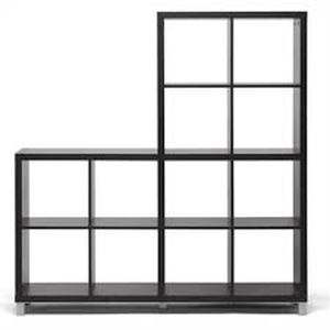 lot 79 image: Sunna Cube Shelving Unit in Dark Brown
