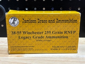 lot 3 image: Jamison .38-55 Winchester 20 Rounds