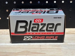 lot 12 image: CCI Blazer .22 Long Rifle 500 Rounds