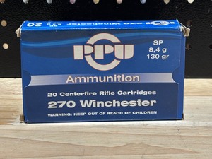 lot 21 image: PPU .270 Winchester 20 Rounds