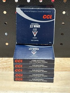 lot 22 image: CCI .22 Long(5) and WMR(2) Birdshot