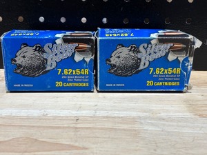 Silver Bear 7.62 x 54R 34 Rounds