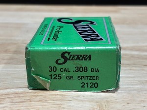 lot 49 image: Sierra 30 Caliber .308 Bullets